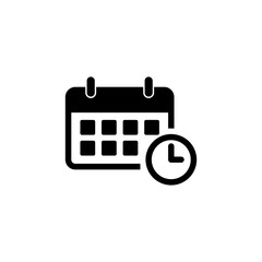 Calendar icon vector. Calender symbol. calendar vector icon