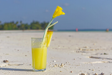 Pineapple juice beach