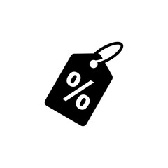 Discount icon vector. Discount tag icon