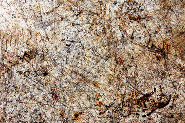 Rust background. Metal corrosion texture. Grunge steel backdrop. Scratched rusty iron sheet.