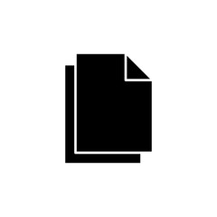 Document icon vector. Paper icon. File Icon