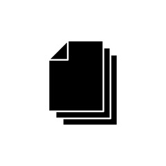 Document icon vector. Paper icon. File Icon