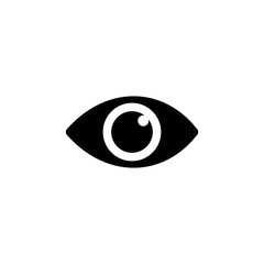 Eye icon vector. Eye vector icon. Look and Vision icon