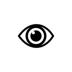 Eye icon vector. Eye vector icon. Look and Vision icon