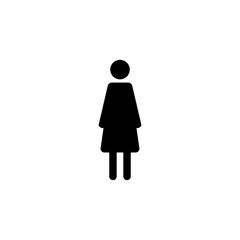 Female icon vector. woman icon vector