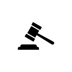 Gavel icon vector. judge gavel icon vector. law icon vector. auction hammer