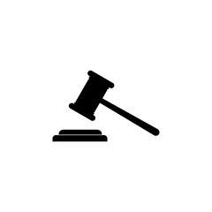 Gavel icon vector. judge gavel icon vector. law icon vector. auction hammer