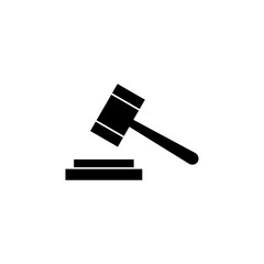 Gavel icon vector. judge gavel icon vector. law icon vector. auction hammer