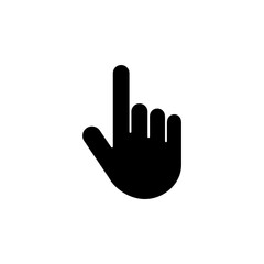 Obraz premium Hand cursor icon. cursor icon vector. hand cursor icon clik