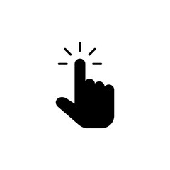 Hand cursor icon. cursor icon vector. hand cursor icon clik