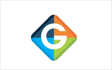 Illustration vector graphic of letter G icon logo design