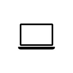 Laptop icon vector. computer icon vector