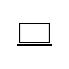 Laptop icon vector. computer icon vector