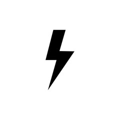 Lightning icon vector. electric icon vector. power icon. energy sign