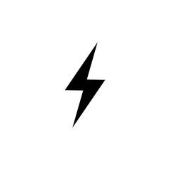 Lightning icon vector. electric icon vector. power icon. energy sign