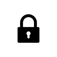 Lock icon vector. Padlock icon vector. Encryption icon. Security symbol