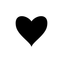 Love icon vector. Heart icon vector. Like icon vector
