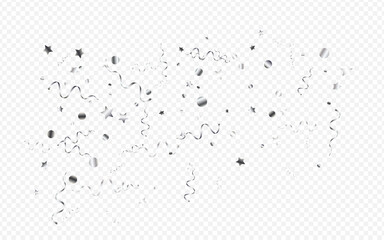 Silver Spiral Christmas Vector Transparent 