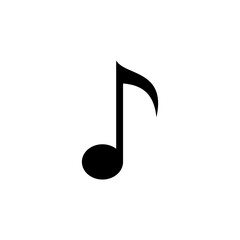 Music icon vector. note music icon vector