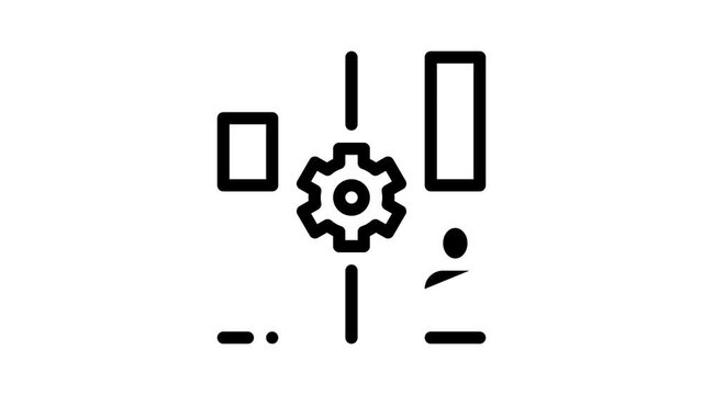 Hr Human Resources Icon Animation Hr Management And Research, Strategy And Interview, Brainstorm And Disscusion