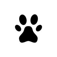 Paw icon vector. paw print icon vector. dog or cat paw