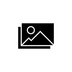 Picture icon vector. photo gallery icon symbol