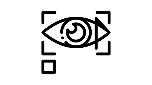 Glaucoma Ophthalmology Icon Animation Glaucoma Disease Symptoms And Treatment Eye Drop And Medical Equipment