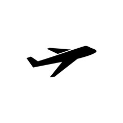 Plane icon vector. Airplane icon vector. Flight transport symbol. Travel illustration. Holiday symbol