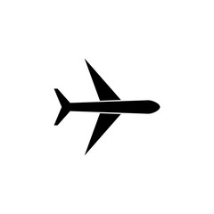 Plane icon vector. Airplane icon vector. Flight transport symbol. Travel illustration. Holiday symbol