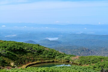 遊歩道から見下ろす情景＠大雪山旭岳、北海道