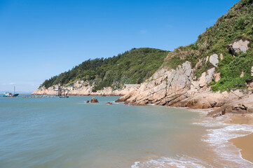 Obraz premium Beautiful scenery of the island beach
