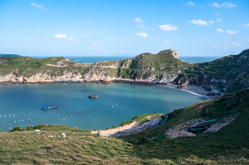 Fototapeta premium Beautiful scenery of the island fjord