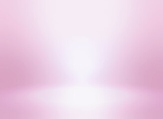 Pink empty room studio gradient used for background and display your products - Vector