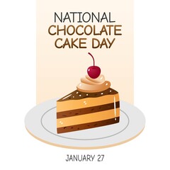 National Chocolate Day Vector Illustration. Suitable for greeting card poster and banner