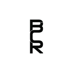 bcr letter original monogram logo design