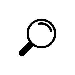 Search icon vector. search magnifying glass icon