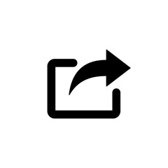 Share icon vector. Sharing vector icon