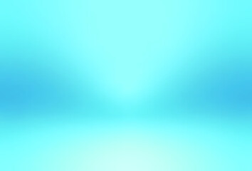 Blue empty room studio gradient used for background and display your products- Vector