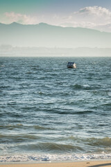 seascape estuary of Vigo in Spain