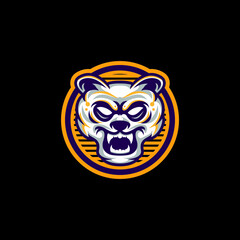 Panda Esports Logo for Mascot Gaming