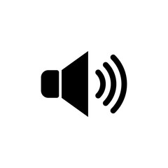 Speaker icon vector. volume icon vector. loudspeaker icon vector. sound symbol