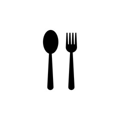spoon and fork icon vector. spoon, fork and knife icon vector. restaurant icon
