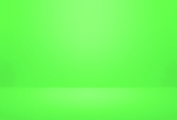 Green empty room studio gradient used for background and display your products- Vector
