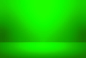 Green empty room studio gradient used for background and display your products- Vector
