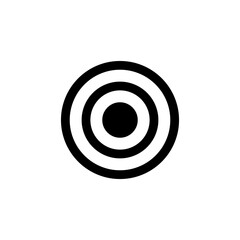 Target icon vector. goal icon vector. target marketing icon vector