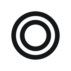 Icon vector graphic of circle symbol