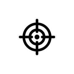 Obraz premium Target icon vector. goal icon vector. target marketing icon vector