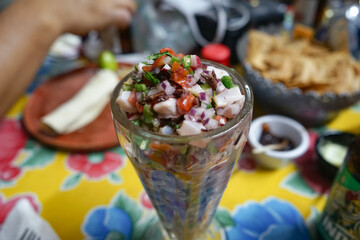 オアハカスタイル、セビッチェ