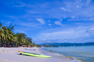 Fototapeta premium kayak on the beach