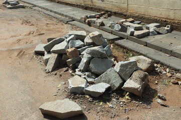 concrete stones